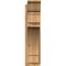 Ekena Millwork Merced Rough Sawn Traditional Outlooker, Western Red Cedar, 8"W x 28"D x 32"H OUT08X28X32MRC01RWR - alternate 3